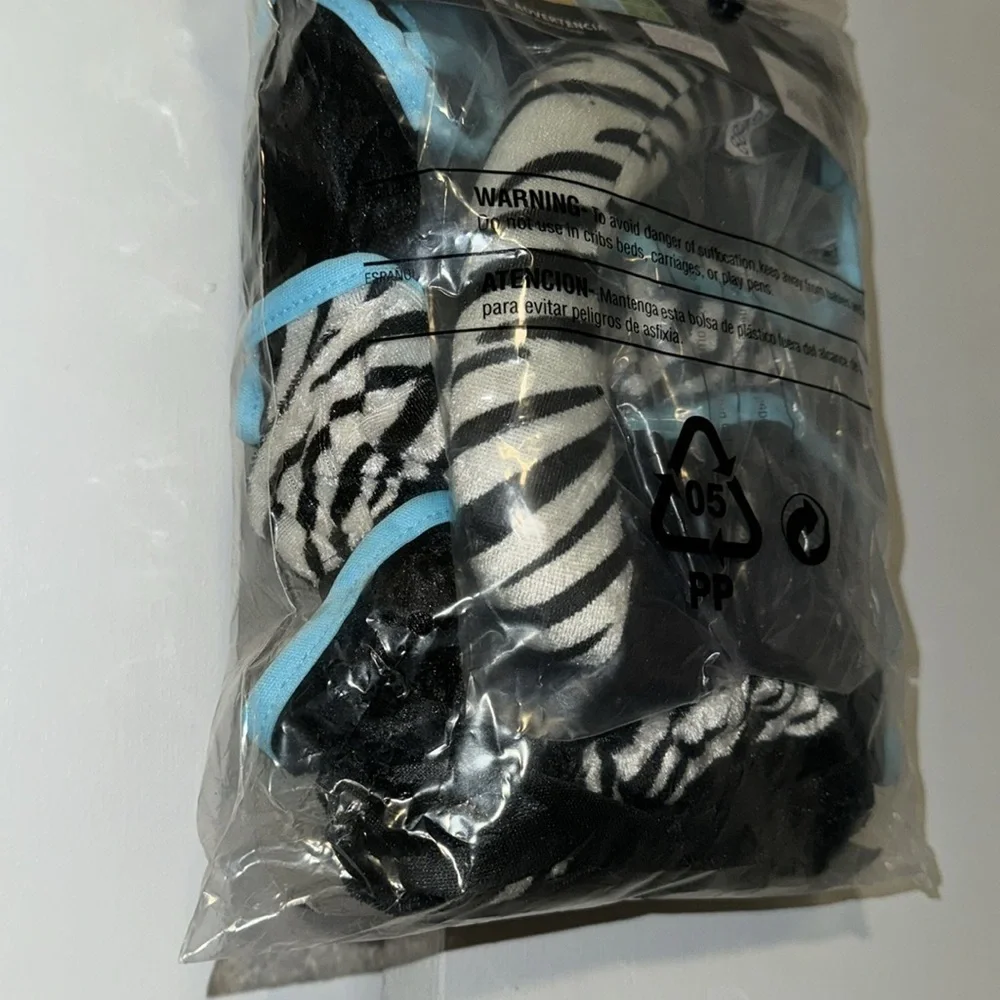 Rubies Zebra Halloween Costume w Dress / Tail / Hoodie Girls Size Small S 4-6